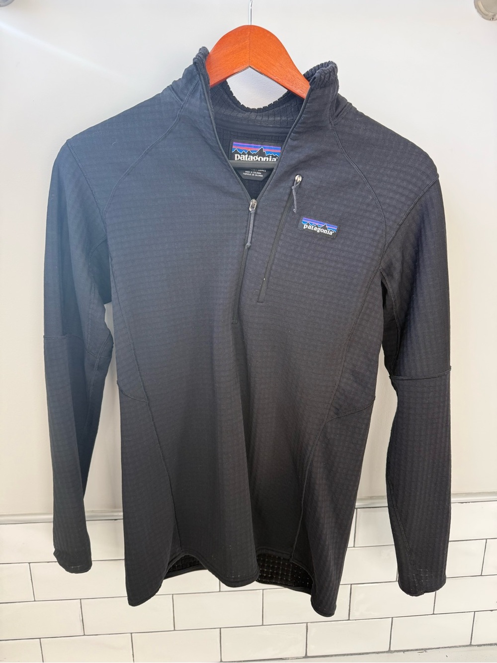 Patagonia R1 Pullover - Black Women's Half-Zip Technical Pullover
